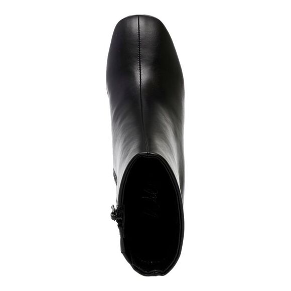 WILD PAIR Womens Black 1" Platform Charlee Square Toe Zip-Up Boots 5.5 M - Picture 3 of 4